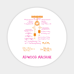 Physics T-shirt - Adwood Machine (Colour) Magnet